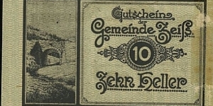 10 Heller - Zeiss Banknote