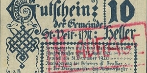 Banknote from Austria