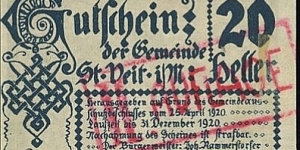 Banknote from Austria