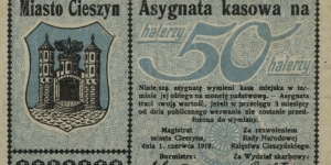 50 Halerzy - Cieszyn Banknote