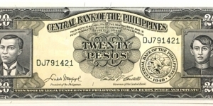 20 Pesos Banknote