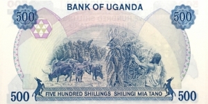 Banknote from Uganda