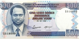 500 Francs Banknote