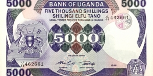 5000 Shillings Banknote