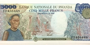 5000 Francs Banknote