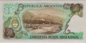 Banknote from Argentina