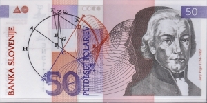P-13 50 Tolarjev Banknote