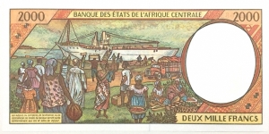 Banknote from Central African Republic