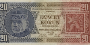 Banknote from Czech Republic