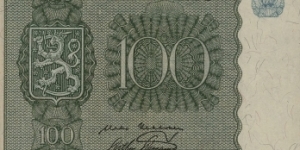 100 Markkaa Banknote