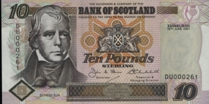 Scotland £10 Banknote