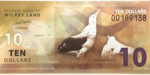 10 Dollars (Wilkes Land / Australian Antarctic Territory) Banknote