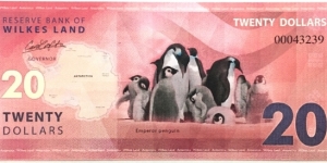 20 Dollars (Wilkes Land / Australian Antarctic Territory) Banknote