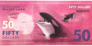 50 Dollars (Wilkes Land / Australian Antarctic Territory) Banknote