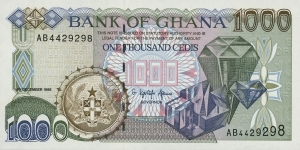 1000 Cedis Banknote