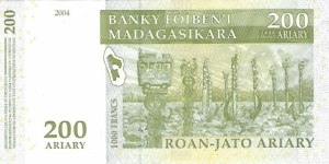 Banknote from Madagascar