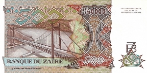 Banknote from Congo