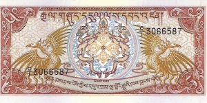 BHUTAN 5 Ngultrum
1985 Banknote