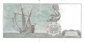 Banknote from Italy