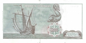 Banknote from Italy