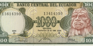 1000 Sucres Banknote