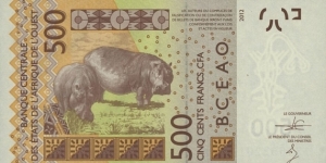 Banknote from West African States