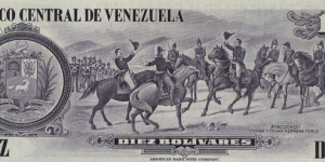 Banknote from Venezuela