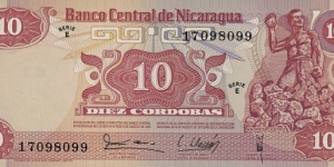 10 Cordobas Banknote