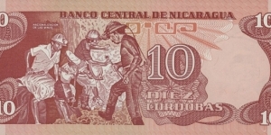 Banknote from Nicaragua