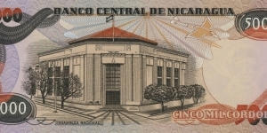 Banknote from Nicaragua