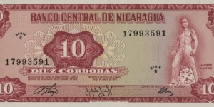 10 Cordobas Banknote