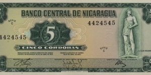 5 Cordobas Banknote