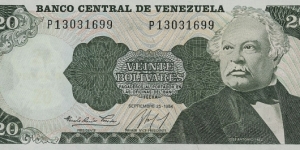 20 Bolivares Banknote