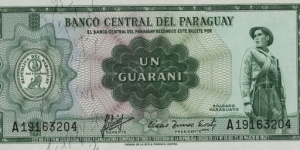 1 Guarani Banknote