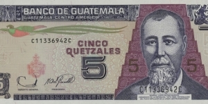 5 Quetzales Banknote