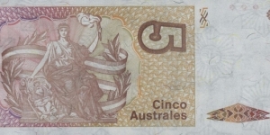 Banknote from Argentina