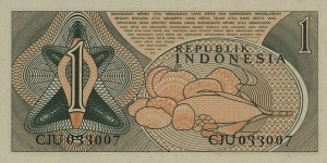 Banknote from Indonesia