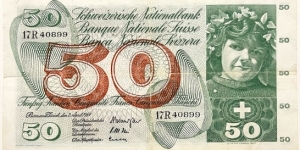 50 Franken / Francs Banknote