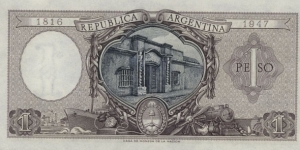 Banknote from Argentina