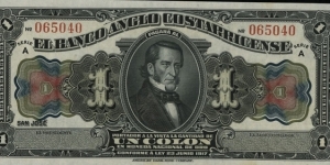 1 Colon Banknote