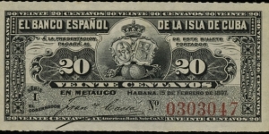 20 Centavos Banknote