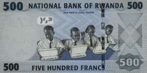 Banknote from Rwanda