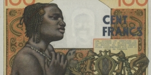 Banknote from West African States