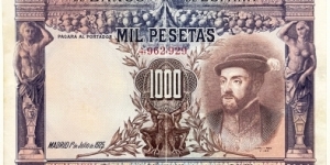 1000 Pesetas Banknote