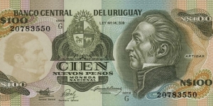 100 Nuevos Pesos Banknote