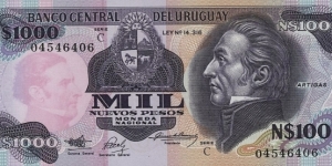 1000 Nuevos Pesos Banknote