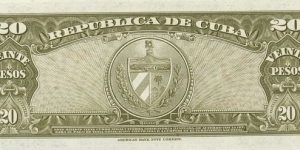 Banknote from Cuba