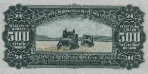 Banknote from Yugoslavia