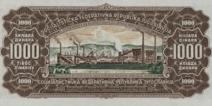 Banknote from Yugoslavia