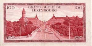 Banknote from Luxembourg